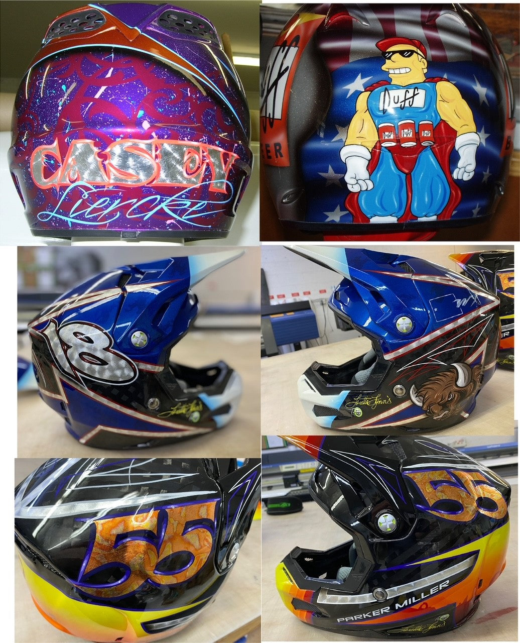 Custom Helmet Paint Deposit